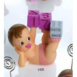 Bebé rosa calendario